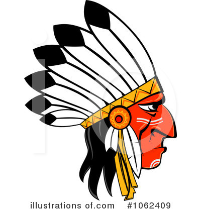 Royalty-Free (RF) Native American Clipart Illustration by Vector Tradition SM - Stock Sample #1062409