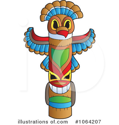 Royalty-Free (RF) Native American Clipart Illustration by visekart - Stock Sample #1064207