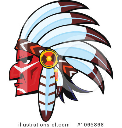 Royalty-Free (RF) Native American Clipart Illustration by Vector Tradition SM - Stock Sample #1065868