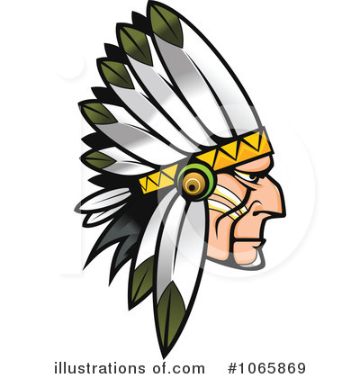 Royalty-Free (RF) Native American Clipart Illustration by Vector Tradition SM - Stock Sample #1065869