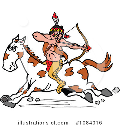 Native American Clipart #1084016 by LaffToon