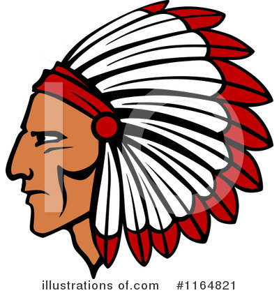 Royalty-Free (RF) Native American Clipart Illustration by Vector Tradition SM - Stock Sample #1164821