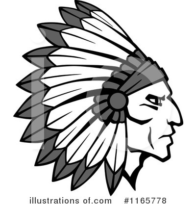 Royalty-Free (RF) Native American Clipart Illustration by Vector Tradition SM - Stock Sample #1165778