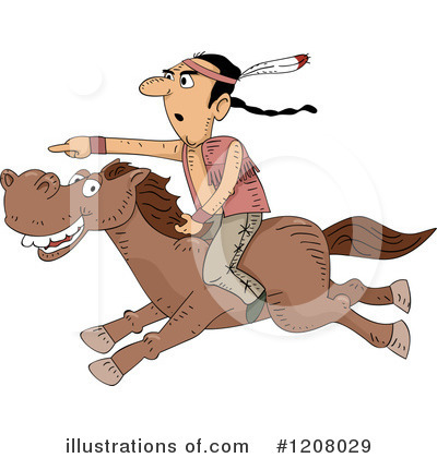 Royalty-Free (RF) Native American Clipart Illustration by BNP Design Studio - Stock Sample #1208029