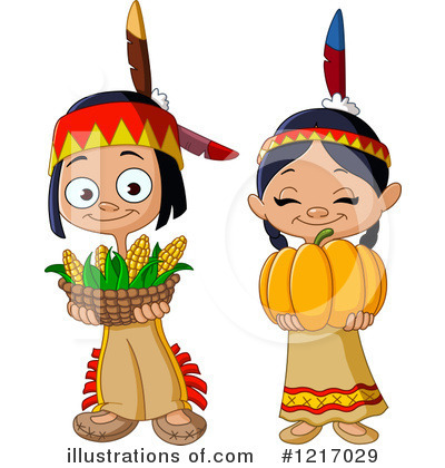 Royalty-Free (RF) Native American Clipart Illustration by yayayoyo - Stock Sample #1217029