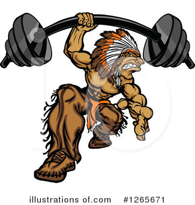 Weightlifter Clipart #1265671 by Chromaco