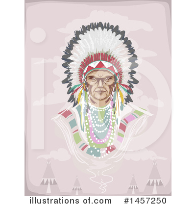 Royalty-Free (RF) Native American Clipart Illustration by BNP Design Studio - Stock Sample #1457250