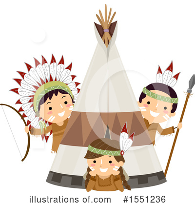 Royalty-Free (RF) Native American Clipart Illustration by BNP Design Studio - Stock Sample #1551236