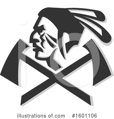Royalty-Free (RF) Native American Clipart Illustration by patrimonio - Stock Sample #1601106