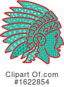 Native American Clipart #1622854 by patrimonio
