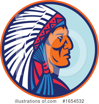 Native American Clipart #1654532 by patrimonio