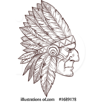Royalty-Free (RF) Native American Clipart Illustration by Vector Tradition SM - Stock Sample #1689178