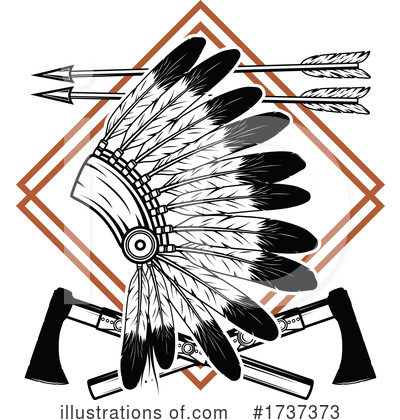 Royalty-Free (RF) Native American Clipart Illustration by Vector Tradition SM - Stock Sample #1737373