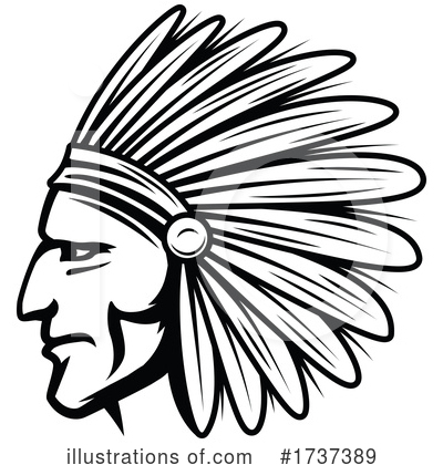 Royalty-Free (RF) Native American Clipart Illustration by Vector Tradition SM - Stock Sample #1737389