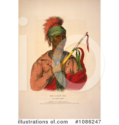 Royalty-Free (RF) Native Americans Clipart Illustration by JVPD - Stock Sample #1086247