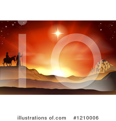 Royalty-Free (RF) Nativity Clipart Illustration by AtStockIllustration - Stock Sample #1210006