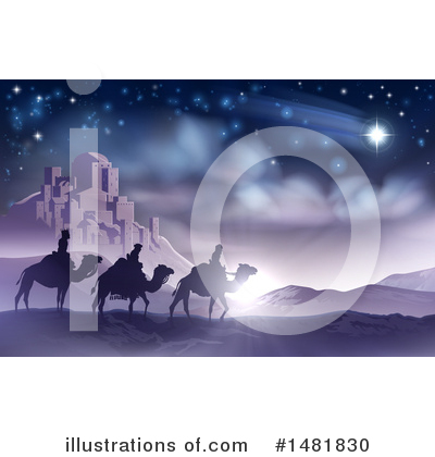 Three Wise Men Clipart #1481830 by AtStockIllustration