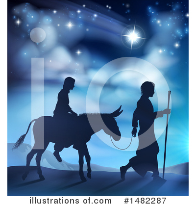 Royalty-Free (RF) Nativity Clipart Illustration by AtStockIllustration - Stock Sample #1482287