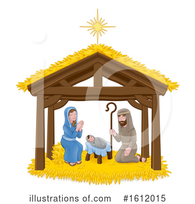 Royalty-Free (RF) Nativity Clipart Illustration by AtStockIllustration - Stock Sample #1612015