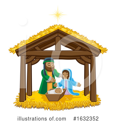 Royalty-Free (RF) Nativity Clipart Illustration by AtStockIllustration - Stock Sample #1632352