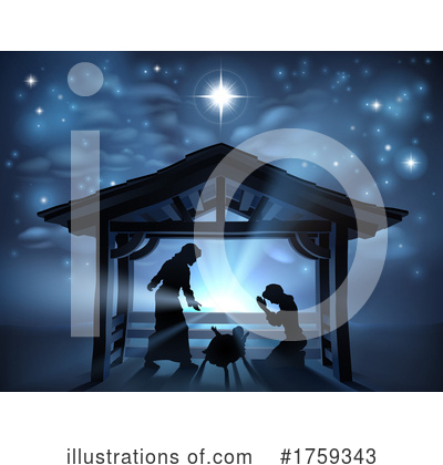 Royalty-Free (RF) Nativity Clipart Illustration by AtStockIllustration - Stock Sample #1759343