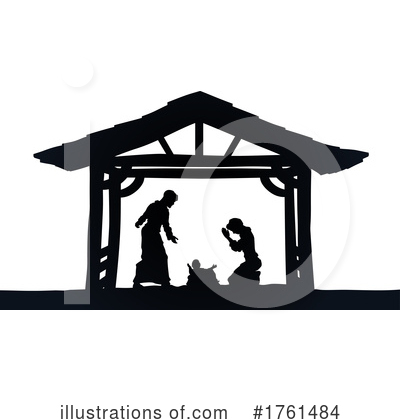 Nativity Scene Clipart #1761484 by AtStockIllustration