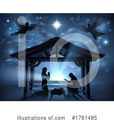 Royalty-Free (RF) Nativity Clipart Illustration by AtStockIllustration - Stock Sample #1761485