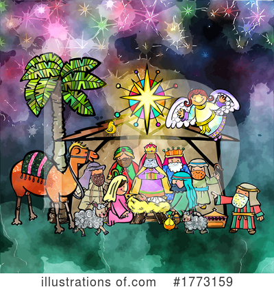Royalty-Free (RF) Nativity Scene Clipart Illustration by Prawny - Stock Sample #1773159
