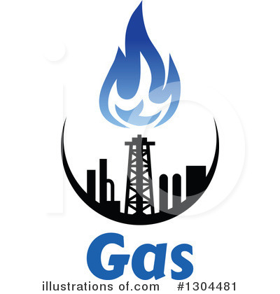 Royalty-Free (RF) Natural Gas Clipart Illustration by Vector Tradition SM - Stock Sample #1304481
