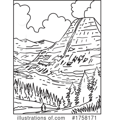 Rocky Mountains Clipart #1758171 by patrimonio