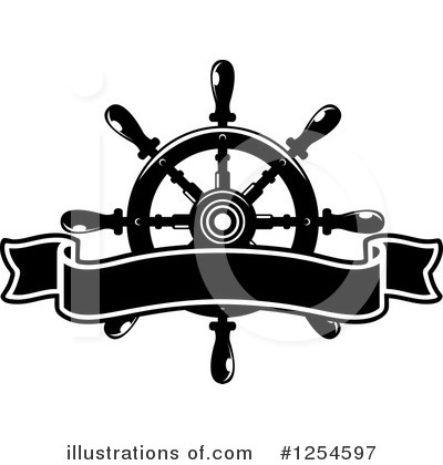 Steering Wheel Clipart #1254597 by Vector Tradition SM