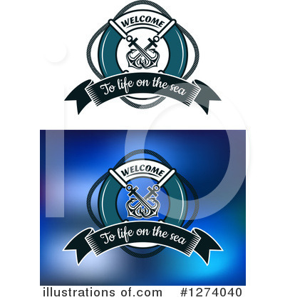 Royalty-Free (RF) Nautical Clipart Illustration by Vector Tradition SM - Stock Sample #1274040