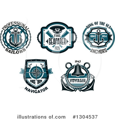 Royalty-Free (RF) Nautical Clipart Illustration by Vector Tradition SM - Stock Sample #1304537