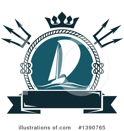 Sailboat Clipart #1390765 by Vector Tradition SM