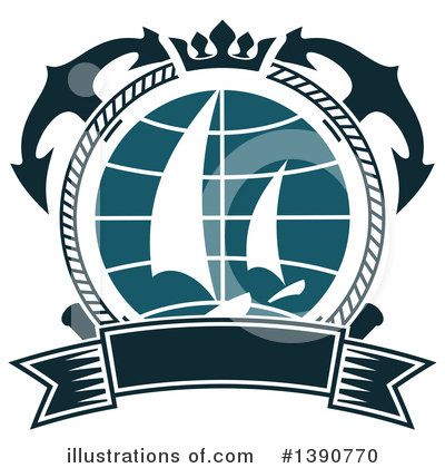 Royalty-Free (RF) Nautical Clipart Illustration by Vector Tradition SM - Stock Sample #1390770