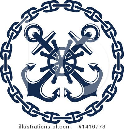 Royalty-Free (RF) Nautical Clipart Illustration by Vector Tradition SM - Stock Sample #1416773