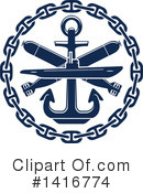Nautical Clipart #1416774 by Vector Tradition SM