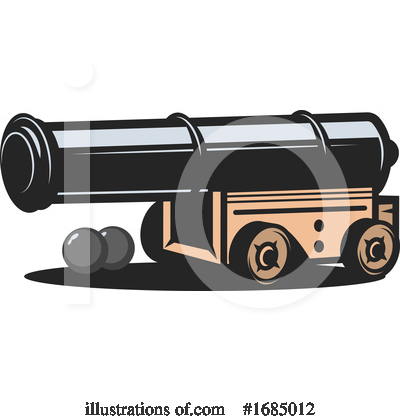 Cannon Clipart #1685012 by Vector Tradition SM
