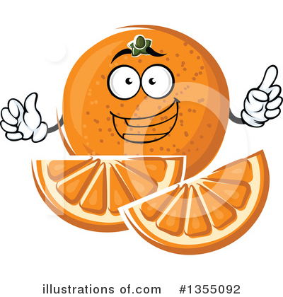 Royalty-Free (RF) Navel Orange Clipart Illustration by Vector Tradition SM - Stock Sample #1355092