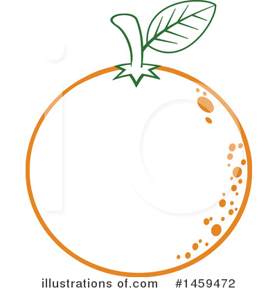 Navel Orange Clipart #1459472 by Hit Toon