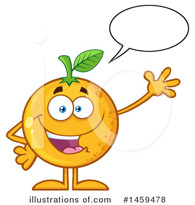 Navel Orange Clipart #1459478 by Hit Toon
