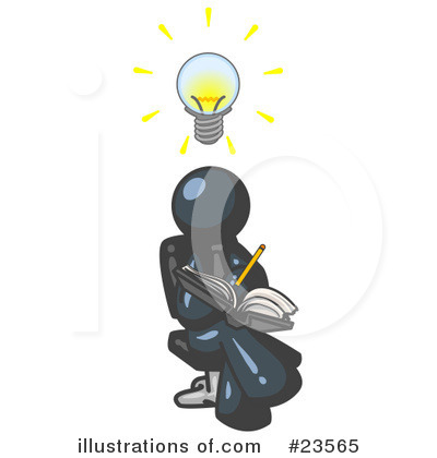 Brainstorming Clipart #23565 by Leo Blanchette