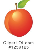 Nectarine Clipart #1259125 by Pushkin