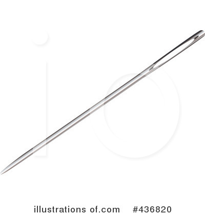 Royalty-Free (RF) Needle Clipart Illustration by michaeltravers - Stock Sample #436820