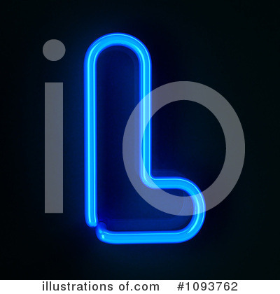 Royalty-Free (RF) Neon Letter Clipart Illustration by stockillustrations - Stock Sample #1093762