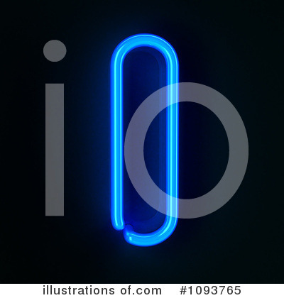 Royalty-Free (RF) Neon Letter Clipart Illustration by stockillustrations - Stock Sample #1093765