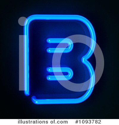 Royalty-Free (RF) Neon Letter Clipart Illustration by stockillustrations - Stock Sample #1093782