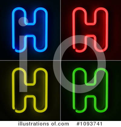 Neon Design Element Clipart #1093741 by stockillustrations