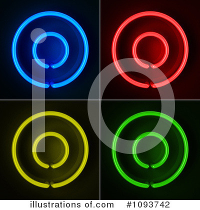 Neon Design Element Clipart #1093742 by stockillustrations