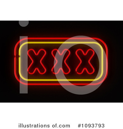 Royalty-Free (RF) Neon Sign Clipart Illustration by stockillustrations - Stock Sample #1093793